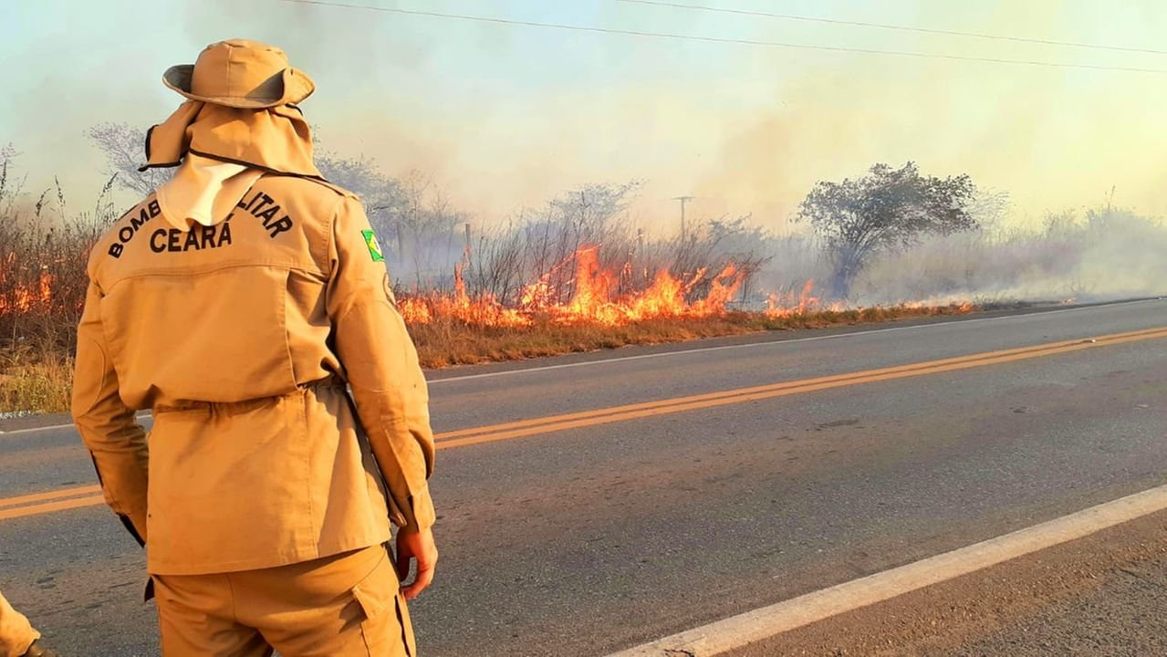 Ceará está entre os estados com mais focos de calor do país