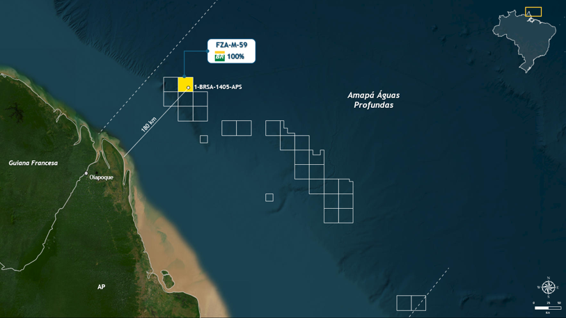 Petrobras encontra hidrocarbonetos em águas profundas na costa do Amapá