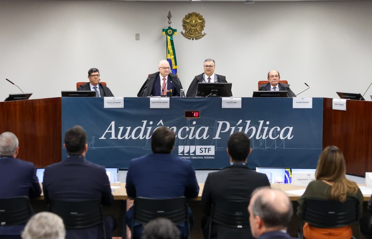 STF realiza audiência sobre taxa e fiscalização da CVM
